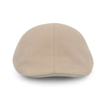 Coppola con chiusura in velcro in cotone spazzolato da 235 g/m² color cachi