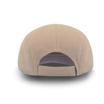 Coppola con chiusura in velcro in cotone spazzolato da 235 g/m² color cachi vue d'impression