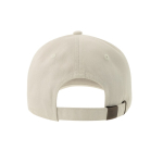 Cappellino destrutturato con chiusura a fibbia e misto cotone 280 g/m² color bianco vue detaillée 2