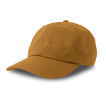 Cappelli baseball in cotone pettinato con chiusura a fibbia Uptown color giallo senape