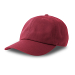 Cappelli baseball in cotone pettinato con chiusura a fibbia Uptown color rosso scuro