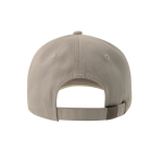 Cappelli baseball in cotone pettinato con chiusura a fibbia Uptown color grigio chiaro