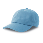 Cappelli baseball in cotone pettinato con chiusura a fibbia Uptown color azzurro
