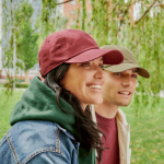 Cappellino destrutturato con chiusura a fibbia e misto cotone 280 g/m² vue d'ambiance