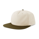 Cappello con visiera piatta in cotone riciclato e organico 260 g/m²