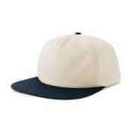 Cappello con visiera piatta in cotone riciclato e organico 260 g/m²