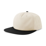 Cappello con visiera piatta in cotone riciclato e organico 260 g/m²