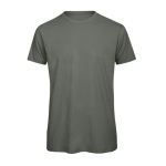 Maglietta da uomo a maniche corte in cotone organico 140 g/m² B&C color cachi