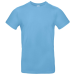 T-shirt da uomo a maniche corte in cotone da 185 g/m² B&C color azzurro