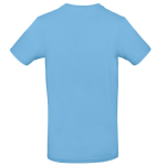 T-shirt da uomo a maniche corte in cotone da 185 g/m² B&C color azzurro