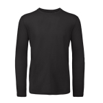 Maglia da uomo a maniche lunghe in cotone organico da 140 g/m² B&C color nero vue 11