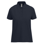 Polo da donna a maniche corte in cotone Optimium™ piqué 180 g/m² B&C color blu scuro