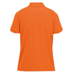Polo da donna a maniche corte in cotone Optimium™ piqué 180 g/m² B&C color arancione scuro vue detaillée 2
