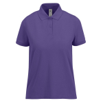 Polo da donna a maniche corte in cotone Optimium™ piqué 180 g/m² B&C color viola