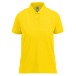 Polo da donna a maniche corte in cotone Optimium™ filato 210 g/m² B&C color giallo