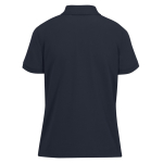 Polo da donna a maniche corte in cotone Optimium™ filato 210 g/m² B&C color blu scuro vue detaillée 2
