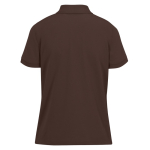 Polo da donna a maniche corte in cotone Optimium™ filato 210 g/m² B&C color marrone scuro vue detaillée 2
