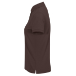Polo da donna a maniche corte in cotone Optimium™ filato 210 g/m² B&C color marrone scuro