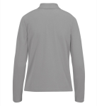 Polo classica da donna a maniche lunghe in cotone piqué 180 g/m² B&C color grigio jeansato vue detaillée 2
