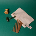 Pochette promozionale in cotone riciclato 220 g/m2 Cotton Recycled color naturale vista dettaglio 5