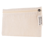 Pochette promozionale in cotone riciclato 220 g/m2 Cotton Recycled color naturale seconda vista