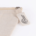 Pochette promozionale in cotone riciclato 220 g/m2 Cotton Recycled color naturale quarta vista