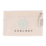 Pochette promozionale in cotone riciclato 220 g/m2 Cotton Recycled color naturale vista dettaglio