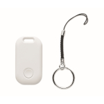 Localizzatore intelligente wireless 5.2 tascabile in ABS a portachiavi color bianco quinta vista