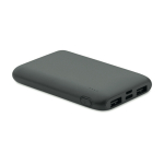Powerbank promozionale rettangolare in ABS riciclato da 5.000 mAh
