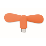 Ventilatore portatile personalizzato per smartphone con porta USB-C