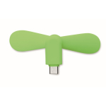 Ventilatore portatile personalizzato per smartphone con porta USB-C