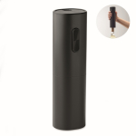 Cavatappi elettrico promozionale in ABS con finitura nera opaca color nero