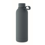 Borraccia termica acciaio inox riciclato con finitura in gomma 500ml color blu petrolio