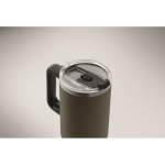 Bicchiere termico in acciaio inox riciclato con tappo e cannuccia 1.2l quarta vista fotografica