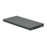 Batteria esterna con logo da 8000 mAh in alluminio