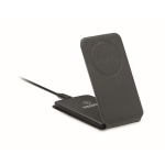 Caricatore wireless pieghevole con supporto per cellulari 15W color nero vista principale