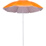 Ombrellone in poliestere 190T con bordo bianco e rivestimento UV Ø150 prima vista