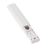 Cavo di ricarica e trasferimento dati con vari connettori in custodia color bianco terza vista