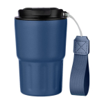 Bicchiere termico in acciaio verniciato a polvere con laccetto 320ml prima vista