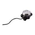 Luci ricaricabili per bici con 3 LED e 4 modalità di illuminazione color multicolore terza vista