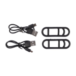 Luci ricaricabili per bici con 3 LED e 4 modalità di illuminazione color multicolore quarta vista