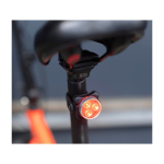 Luci ricaricabili per bici con 3 LED e 4 modalità di illuminazione ottava vista