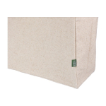 Borsa in canapa naturale con manici da 280 g/m² color cachi prima vista
