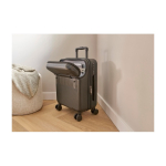 Trolley in ABS con tasca frontale per pc, lucchetto e attacco USB