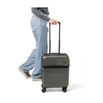 Trolley in ABS con tasca frontale per pc, lucchetto e attacco USB terza vista