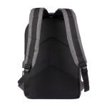 Zaino promozionale riciclato tasca frontale USB porta pc 15'' Investor color grigio terza vista