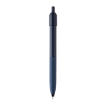Penna antistress in plastica riciclata con inchiostro blu Dokumental® color blu mare