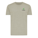T-shirt unisex regular fit in 100% cotone da 80 g/m² Iqoniq color beige vista con logo