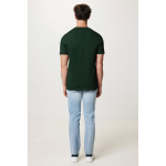 T-shirt unisex regular fit in 100% cotone da 80 g/m² Iqoniq color verde bosco seconda vista con modello