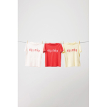 T-shirt unisex regular fit in 100% cotone da 80 g/m² Iqoniq color corallo seconda vista con logo